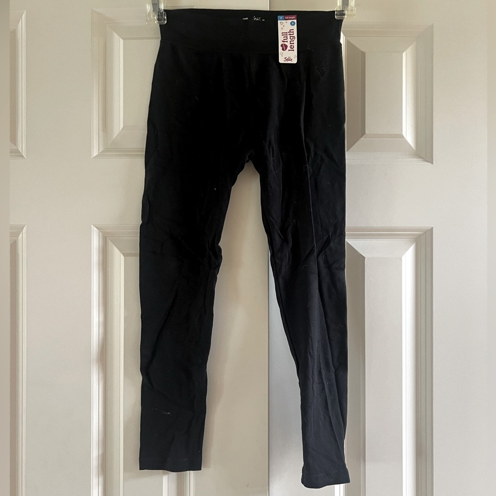 Justice Girls Black Leggings Size 8